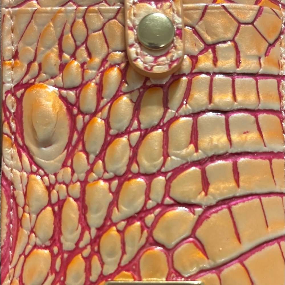 Brahmin Apricot Rose Wallet - Picture 3 of 6